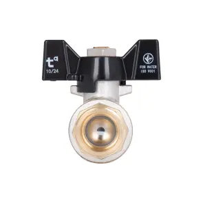 Кран кульовий Thermo Alliance Base 1/2" ЗЗ для води (метелик) SD606W15 №13