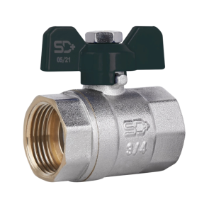 Кран кульовий Thermo Alliance Base 3/4" ВР для води (метелик) SD602W20 №1