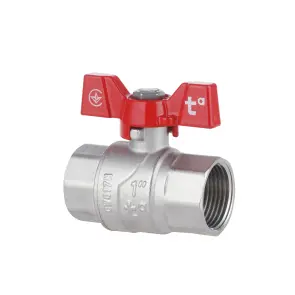 Кран кульовий Thermo Alliance Forte 1" ВР для води (метелик) SF602W25 №3