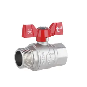 Кран шаровой Thermo Alliance Forte 1" ВЗ для воды (бабочка) SF607W25 №2