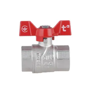 Кран кульовий SD Forte 3/4" ВР для води (метелик) SF602W20 №4
