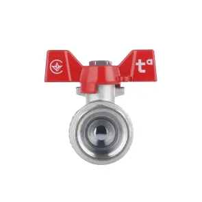 Кран кульовий SD Forte 3/4" ВР для води (метелик) SF602W20 №5