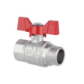 Кран шаровой Thermo Alliance Forte 3/4" ВЗ для воды (бабочка) SF607W20 №2
