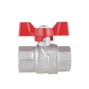 Кран кульовий Thermo Alliance Forte 1" ВР для води (метелик) SF602W25 №12