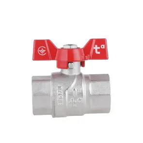 Кран кульовий Thermo Alliance Forte 1" ВР для води (метелик) SF602W25 №13