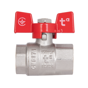 Кран шаровой Thermo Alliance Standart 1/2" ВР для воды (бабочка) SD602NW15PN40 №3