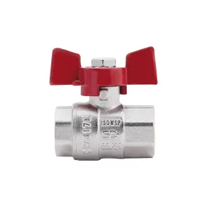 Кран шаровой Thermo Alliance Standart 3/4" ВР для воды (бабочка) SD602NW20PN40 №3