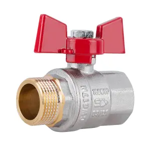 Кран кульовий Thermo Alliance Standart 3/4" ВЗ для води (метелик) SD607NW20PN40 №4