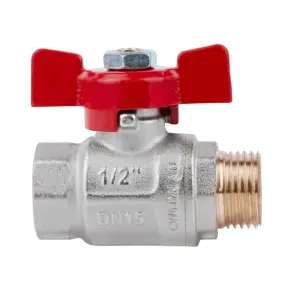 Кран кульовий Icma 1/2" прямий №351 №3