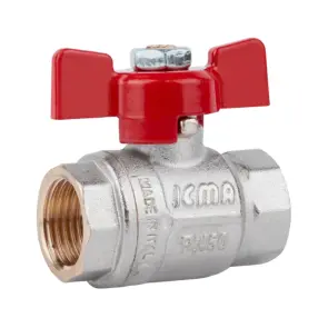 Кран кульовий Icma 1/2" прямий №349 №1