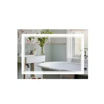 Зеркало Qtap Cardinal 1200х800 с LED подсветкой Touch, с антизапотеванием, с димером, рег. темп. цвета (3000-6500K) QT0478C12080