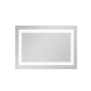 Зеркало Qtap Cardinal 1200х800 с LED подсветкой Touch, с антизапотеванием, с димером, рег. темп. цвета (3000-6500K) QT0478C12080 №14