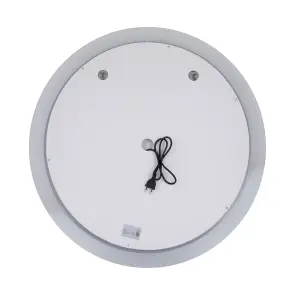 Зеркало Qtap Taurus R800 с LED подсветкой Touch, с антизапотеванием, с димером, рег. темп. цвета (3000-6500K) QT2478R807 №7