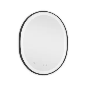 Зеркало Qtap Gemini 800х700 с LED-подсветкой Touch, с антизапотеванием, с димером, рег. темп. цвета (3000-6500K) Reverse QT2578R8072B №7