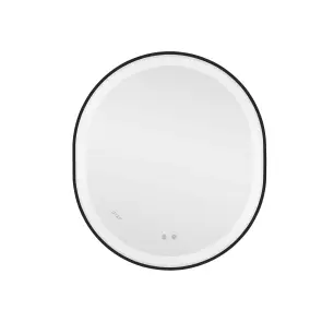 Зеркало Qtap Gemini 800х700 с LED-подсветкой Touch, с антизапотеванием, с димером, рег. темп. цвета (3000-6500K) Reverse QT2578R8072B №13