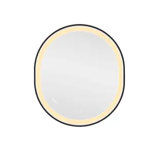 Зеркало Qtap Gemini 800х700 с LED-подсветкой Touch, с антизапотеванием, с димером, рег. темп. цвета (3000-6500K) Reverse QT2578R8072B №18