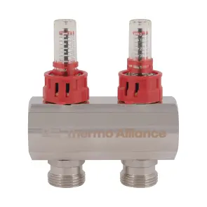 Коллектор с расходомерами Thermo Alliance Standart 1" на 2 выхода №8