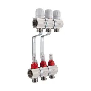 Коллектор с расходомерами Thermo Alliance Standart 1" 3 выхода SD235W3 №3