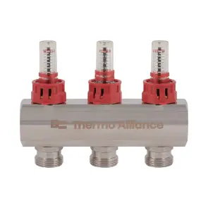 Коллектор с расходомерами Thermo Alliance Standart 1" 3 выхода SD235W3 №16