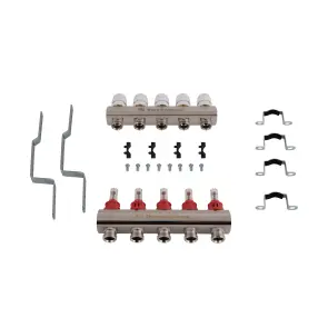 Колектор з витратомірами Thermo Alliance Standart 1" 5 виходи SD235W5 №8