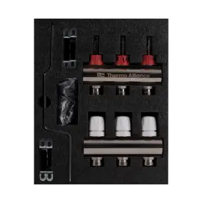 Коллектор с расходомерами Thermo Alliance Standart 1" 3 выхода SD235W3 №22