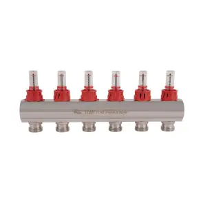 Коллектор с расходомерами Thermo Alliance Standart 1" 6 выходов SD235W6 №5