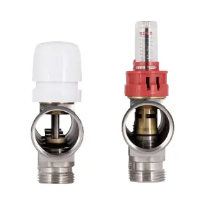 Колектор з витратомірами Thermo Alliance Standart 1" 4 виходи SD235W4 №17