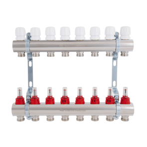 Колектор з витратомірами Thermo Alliance Standart 1" 8 виходів SD235W8 №1