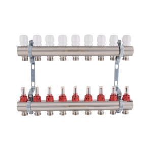 Колектор з витратомірами Thermo Alliance Standart 1" 9 виходів SD235W9 №1