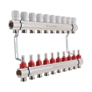Коллектор с расходомерами Thermo Alliance Standart 1" 10 выходов SD235W10 №4