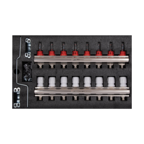 Колектор з витратомірами Thermo Alliance Standart 1" 8 виходів SD235W8 №9