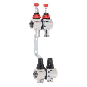 Колектор з витратомірами Thermo Alliance Forte 1" 2 виходи SF001W2 №3
