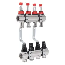 Коллектор с расходомерами Thermo Alliance Forte 1" 4 выхода SF001W4