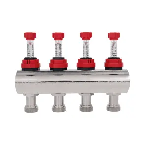 Колектор з витратомірами Thermo Alliance Forte 1" 4 виходи SF001W4 №14