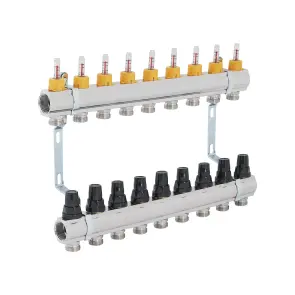 Колектор з витратомірами Thermo Alliance Forte 1" 9 виходів SF001W9 №3