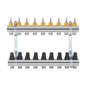 Колектор з витратомірами Thermo Alliance Forte 1" 9 виходів SF001W9 №5