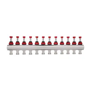 Колектор з витратомірами Thermo Alliance Forte 1" 12 виходів SF001W12 №8