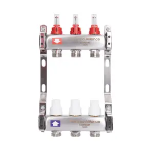 Коллектор с расходомерами Thermo Alliance Standart 1" 3 выхода SD0043 №1