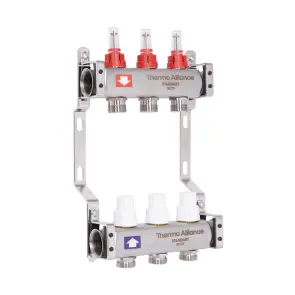 Коллектор с расходомерами Thermo Alliance Standart 1" 3 выхода SD0043 №2