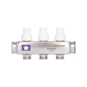 Коллектор с расходомерами Thermo Alliance Standart 1" 3 выхода SD0043 №4