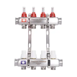 Колектор з витратомірами Thermo Alliance Standart 1" 4 виходи SD0044 №1