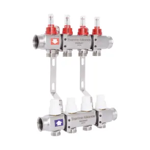 Колектор з витратомірами Thermo Alliance Standart 1" 4 виходи SD0044 №3