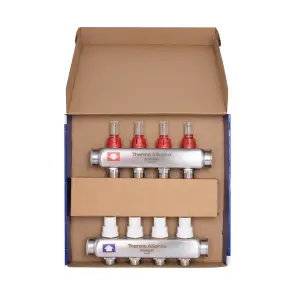 Колектор з витратомірами Thermo Alliance Standart 1" 4 виходи SD0044 №9