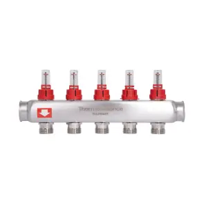Коллектор с расходомерами Thermo Alliance Standart 1" 5 выхода SD0045 №4