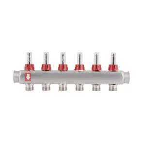Колектор з витратомірами Thermo Alliance Standart 1" 6 виходів SD0046 №5