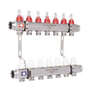 Колектор з витратомірами Thermo Alliance Standart 1" 7 виходів SD0047 №9