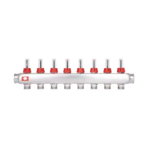 Колектор з витратомірами Thermo Alliance Standart 1" 8 виходів SD0048 №5