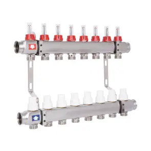 Колектор з витратомірами Thermo Alliance Standart 1" 8 виходів SD0048 №8