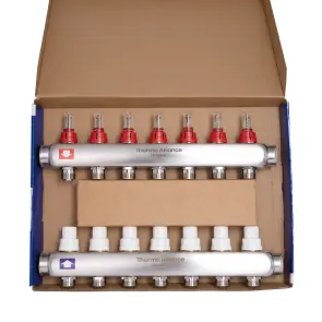 Колектор з витратомірами Thermo Alliance Standart 1" 7 виходів SD0047 №17