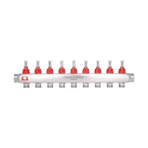 Коллектор с расходомерами Thermo Alliance Standart 1" 9 выходов SD0049 №6